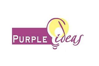 Purple wedding logo