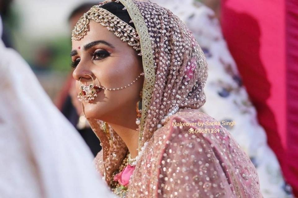 Punjabi bride wedding look