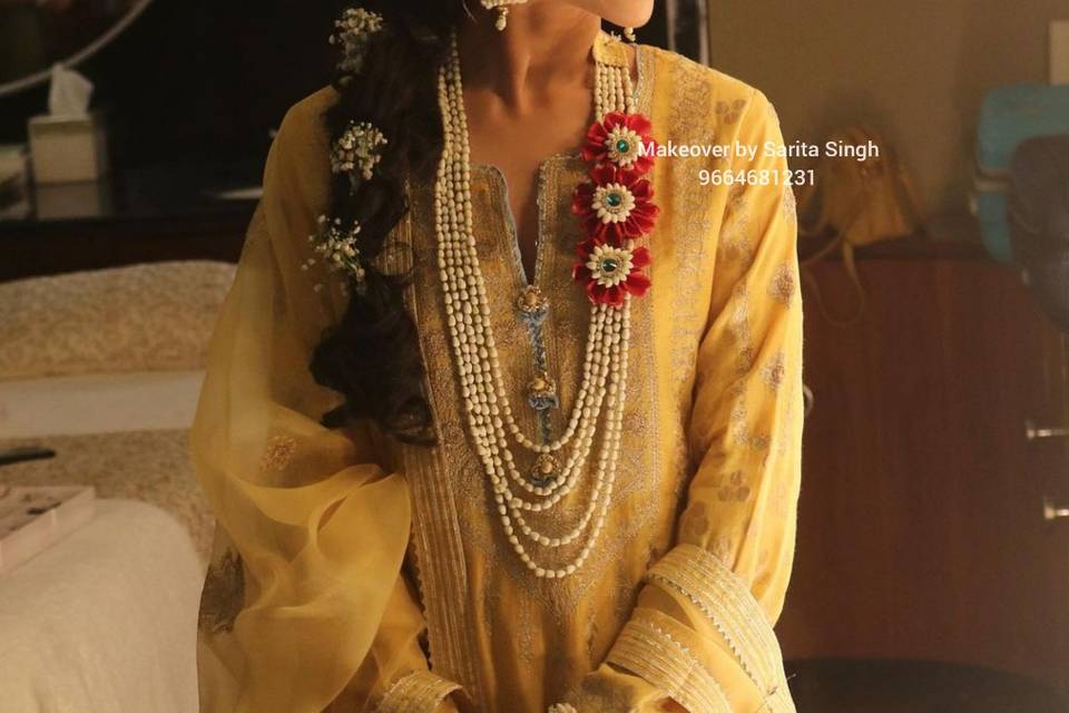 Jodhpur bride haldi look