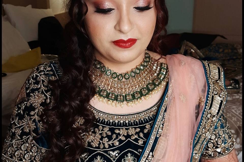 Punjabi bride reception ready