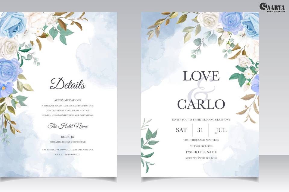 Wedding invite