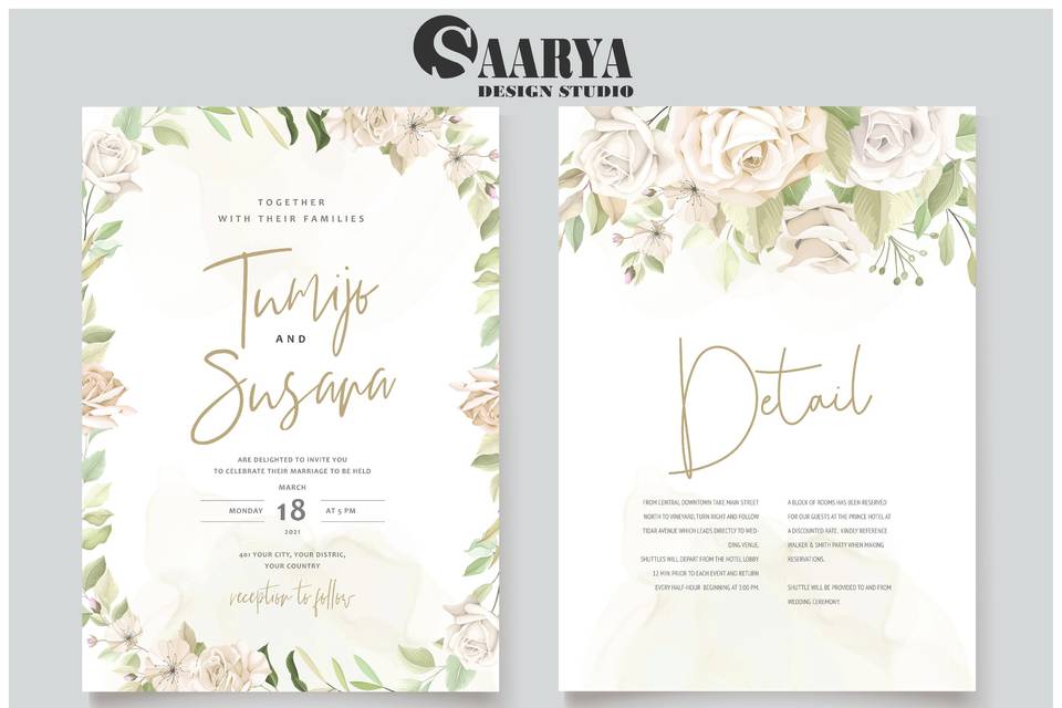 Wedding invite