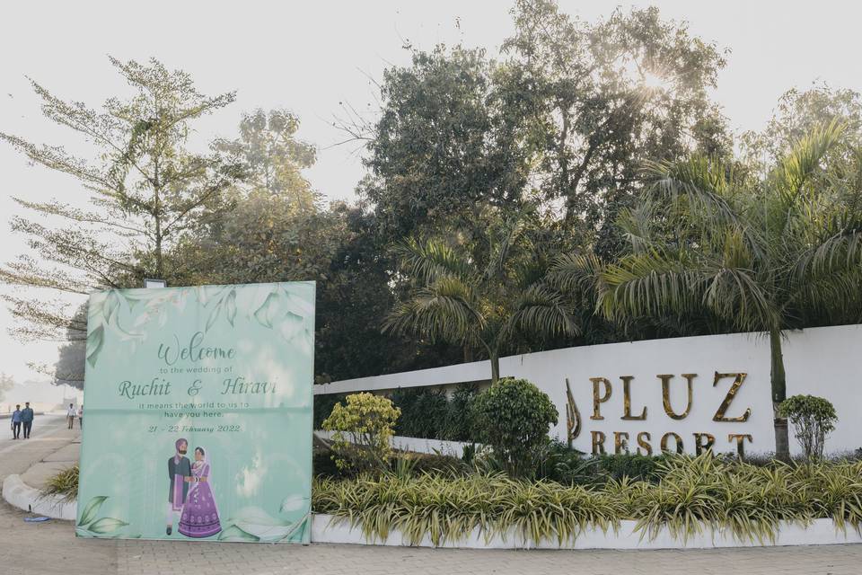 Welcome board