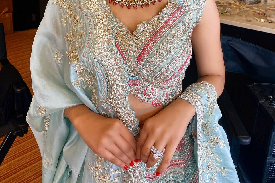 Bridal makeup