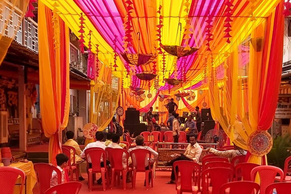 Haldi tent