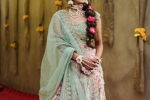 Nine colours deals lehenga choli