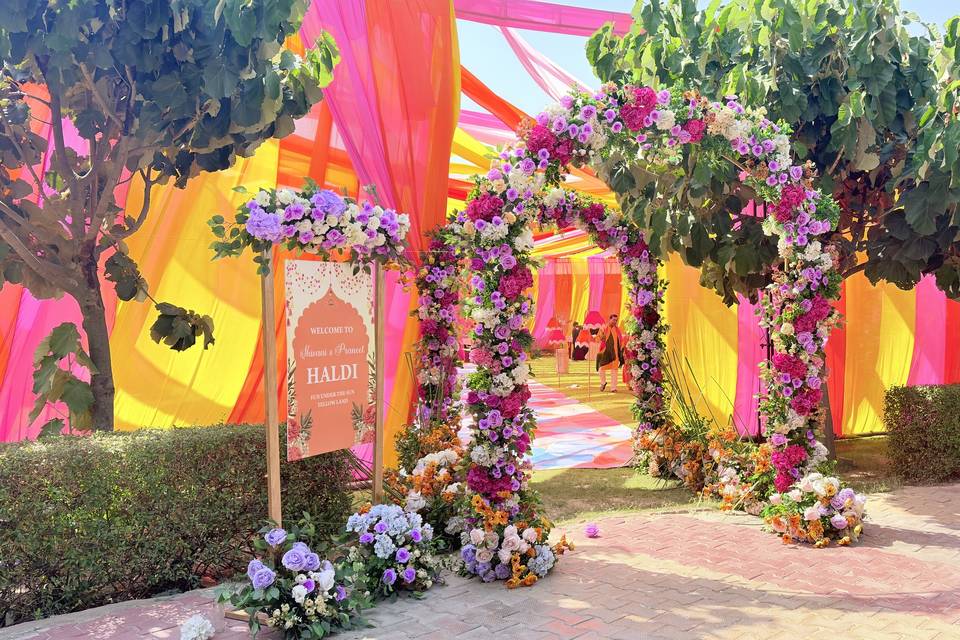 Haldi decor