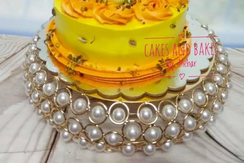 Haldi cake 💛 #haldiceremony #haldicakes #haldidecoration #haldi #wedding  #calicut #calicutvibes #bakerlife #bakerofinstagram… | Instagram