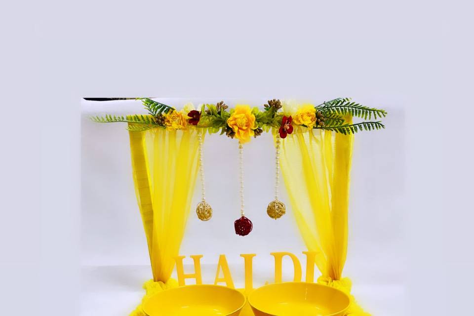 Haldi platter