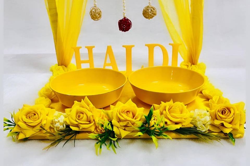 Haldi platter