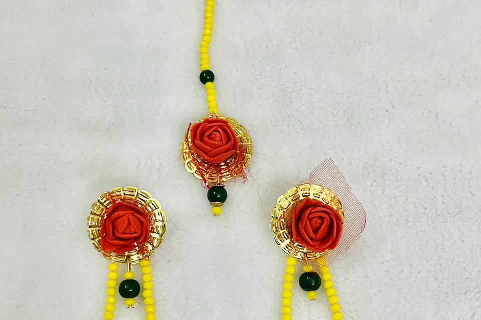 Handmade Maangtika- earrings