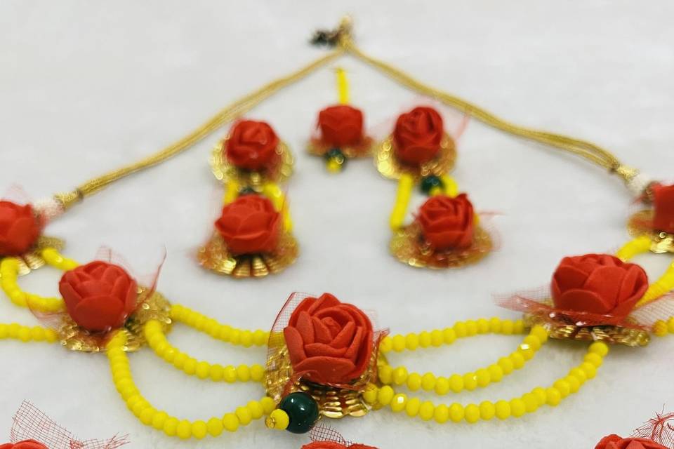 Haldi jewellery