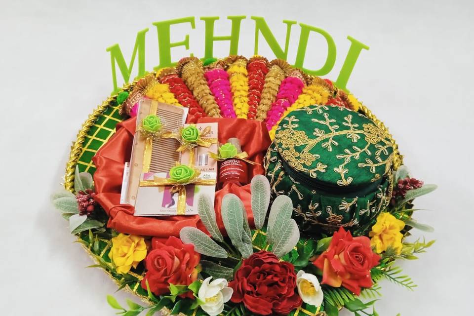 Mehndi platter