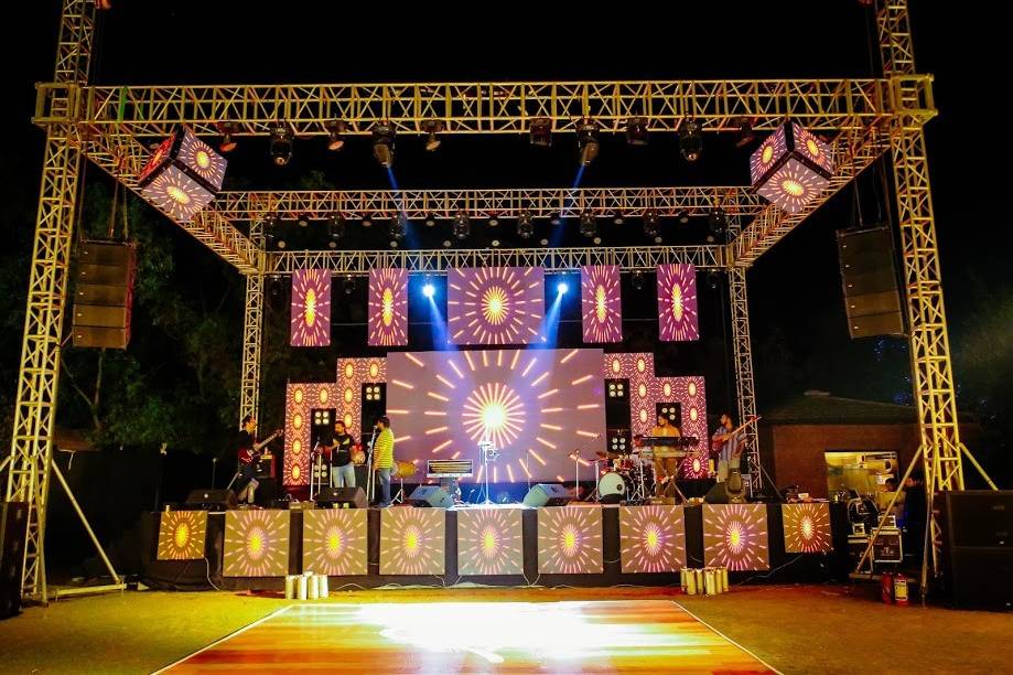 Led work stage