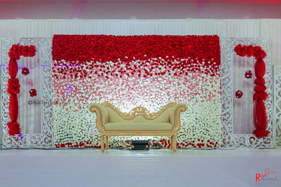 Colour full stage decor
