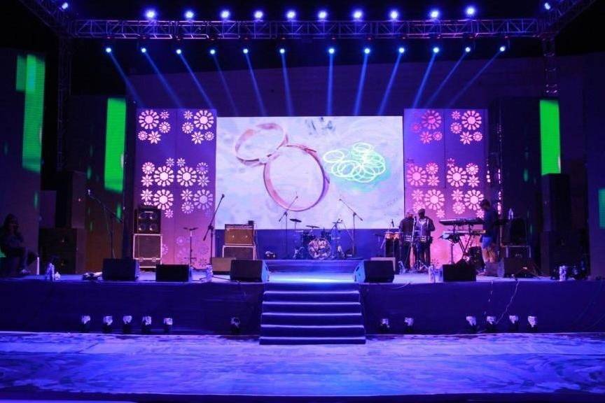 Led sangeet stage