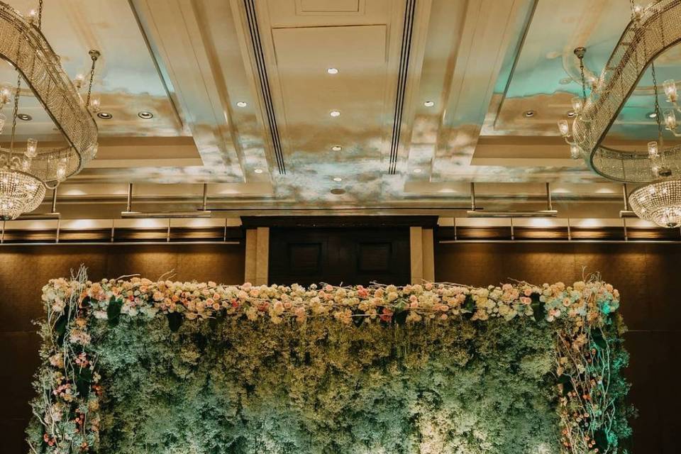 White forest theme decor