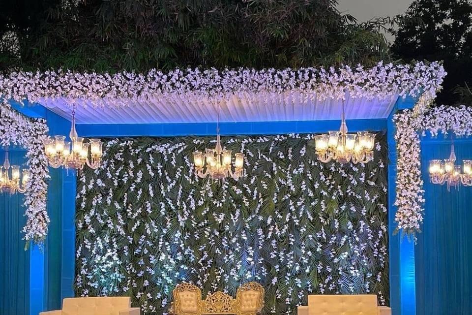 Blue theme reception