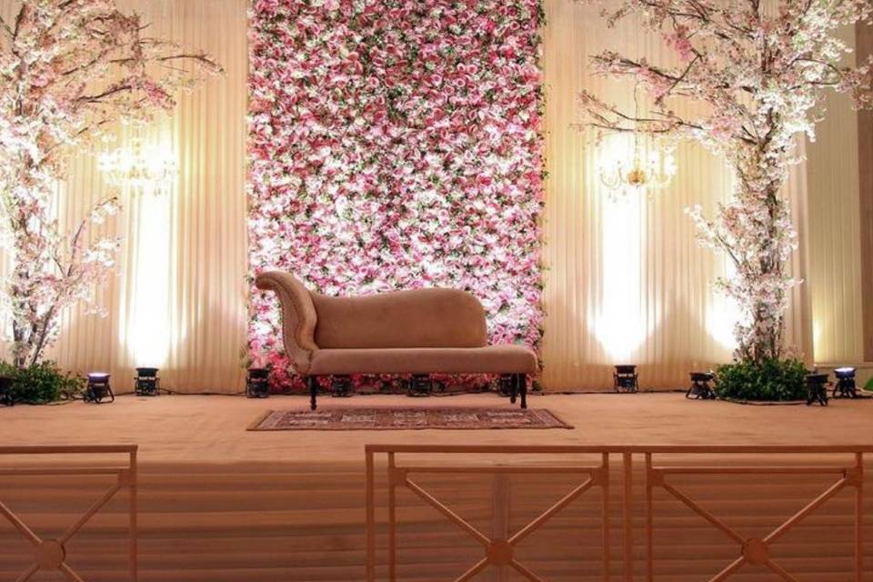 Simple backdrop for covid