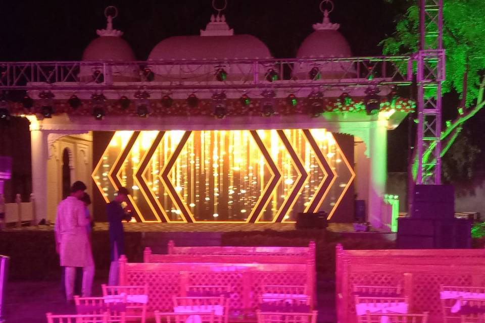 Sangeet stage