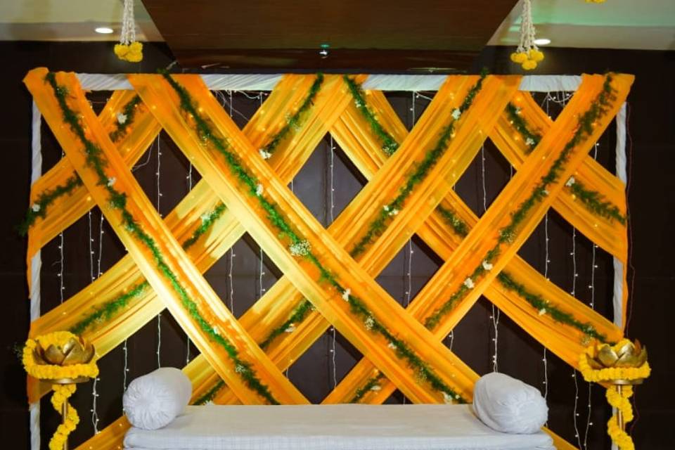 Haldi Backdrop