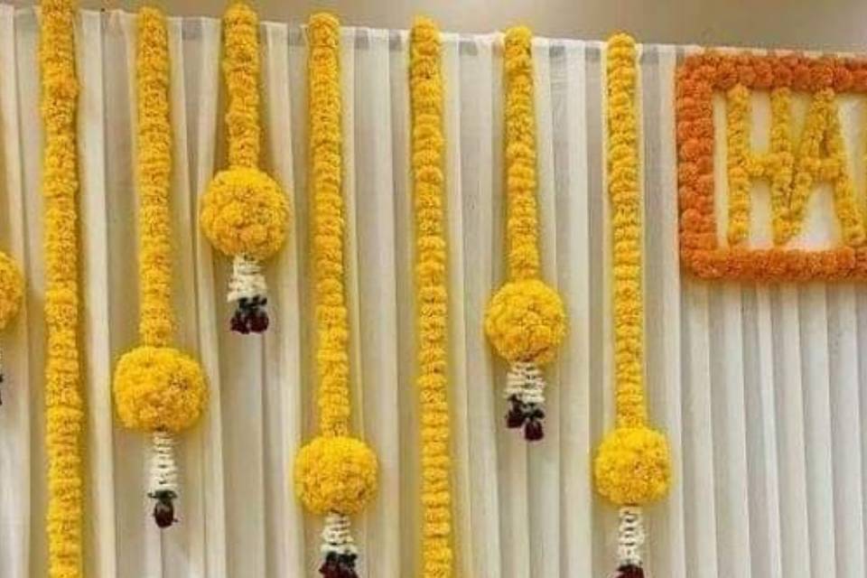 Haldi Backdrop