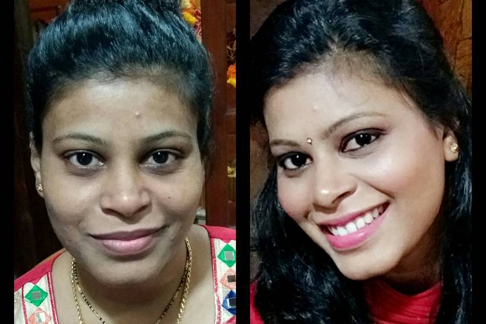 Before and After Makeup