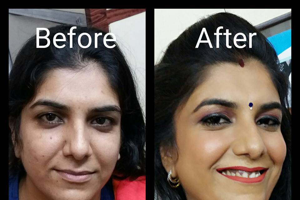 Before and After Makeup