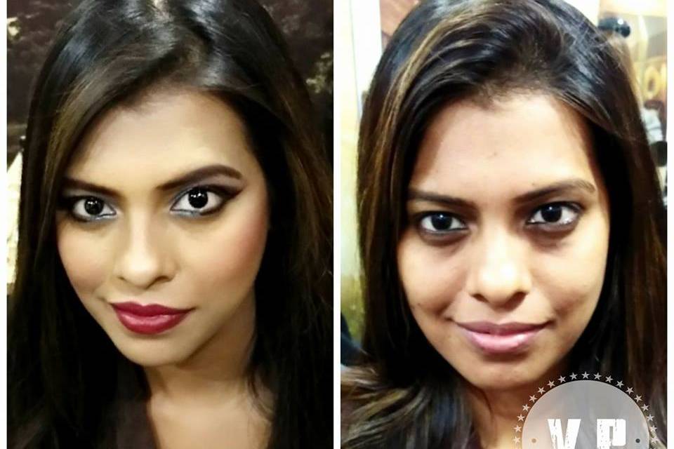 Before and After Makeup