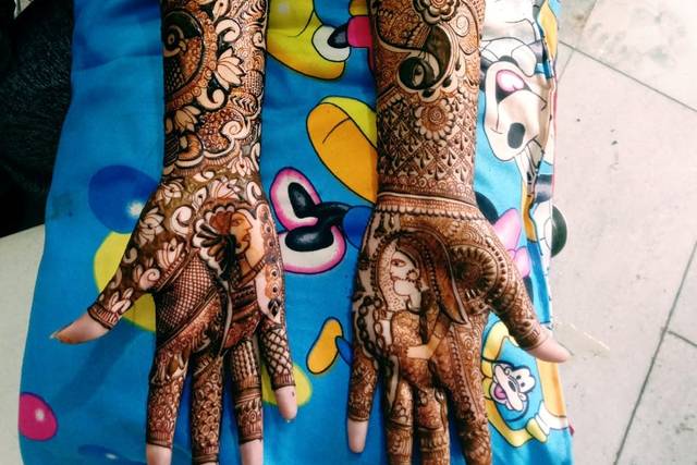 Half Hand Dulhan Mehndi Design Service at best price in Gurgaon | ID:  7272262491