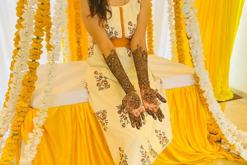 Mehndi decor