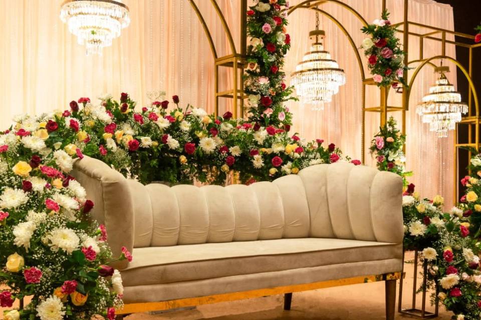 Reception decor