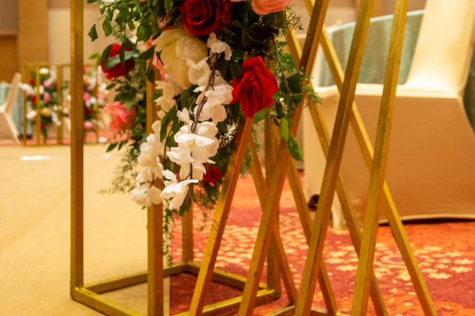 Reception decor