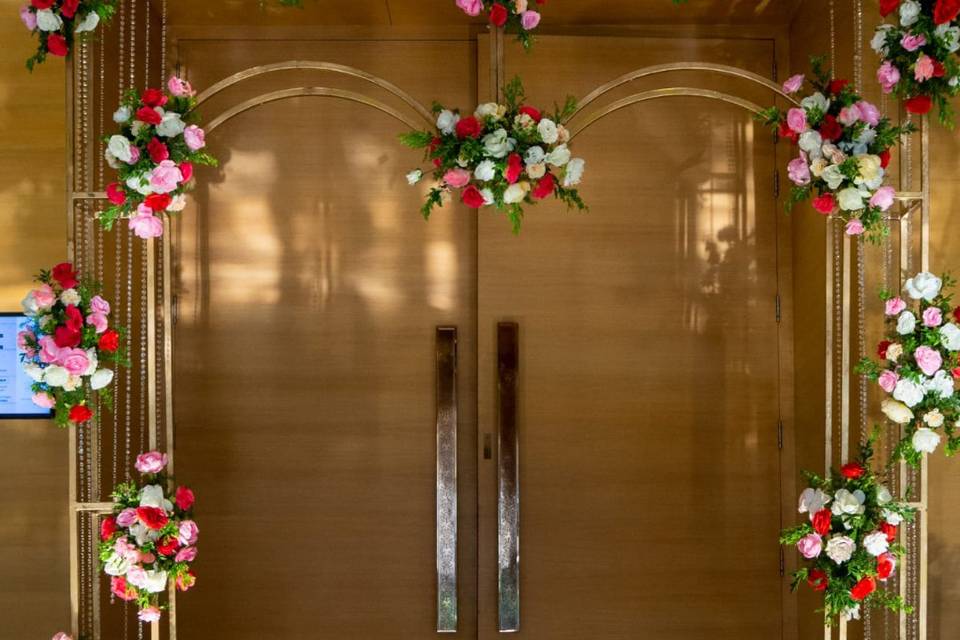 Reception decor