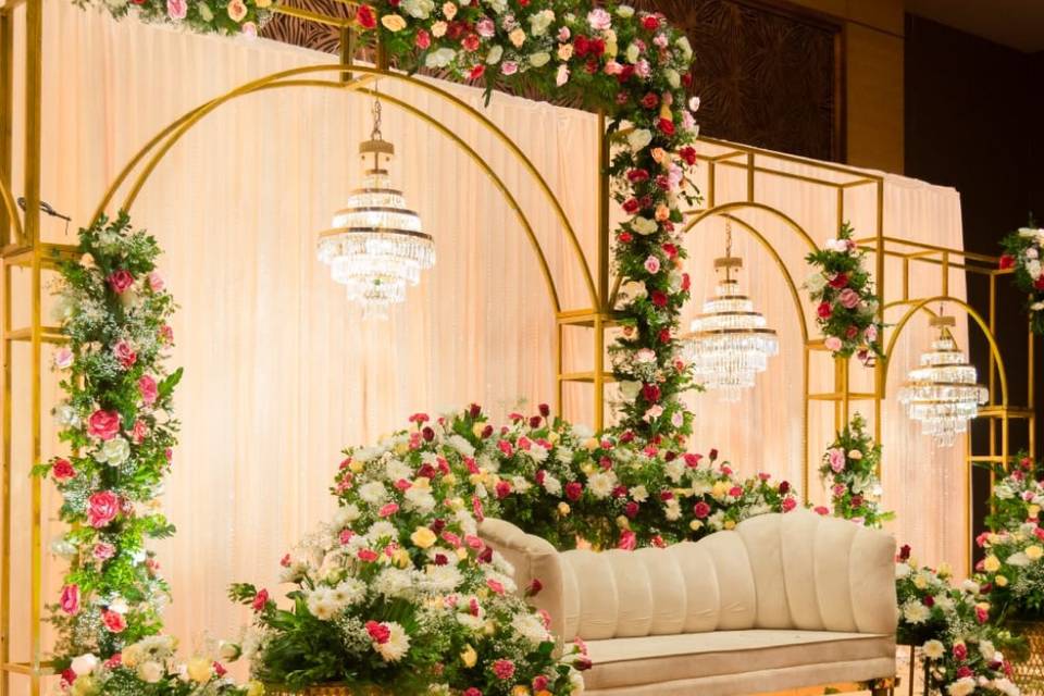 Reception decor