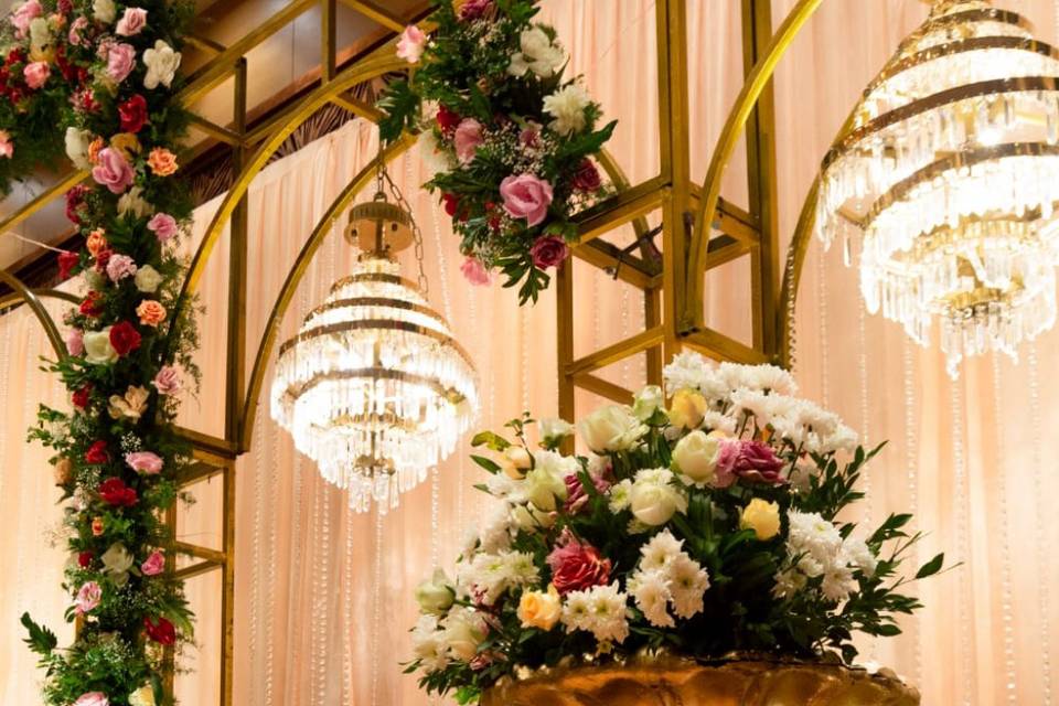 Reception decor