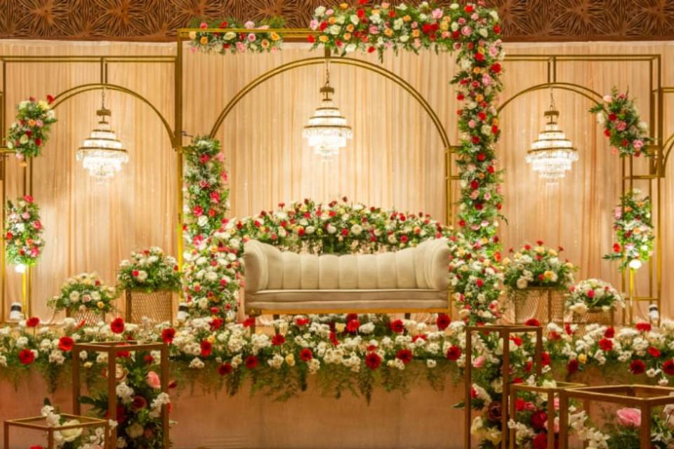 Reception decor