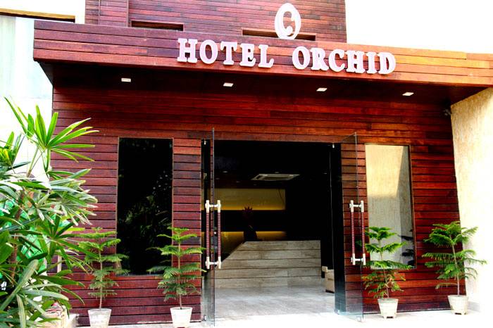Hotel Orchid entrance