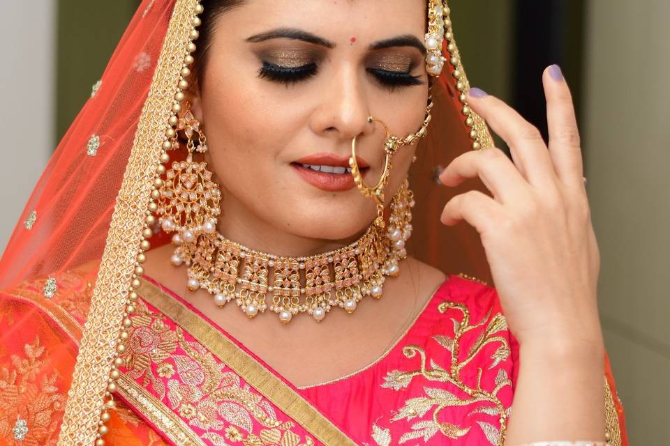 Bridal makeup