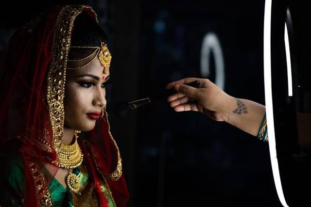 Bridal makeup