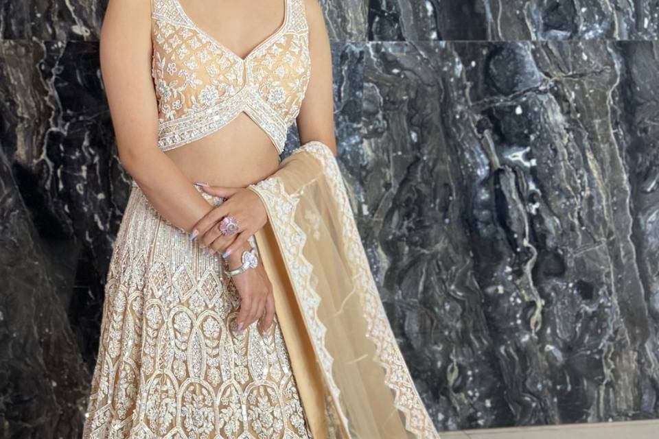 Reception lehenga