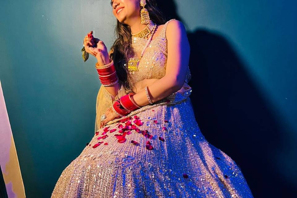 Reception lehenga