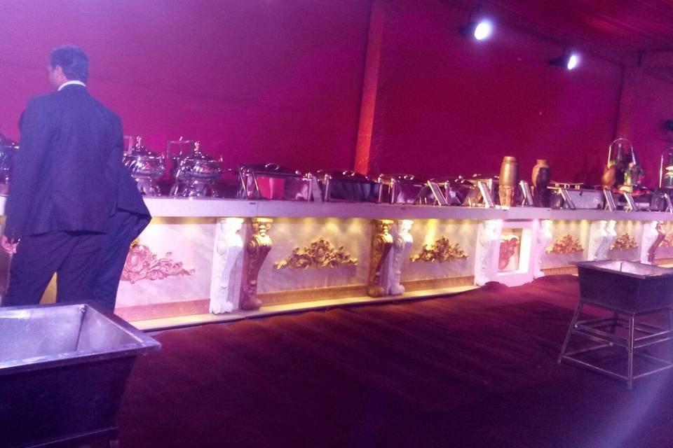 Food setup and presentation