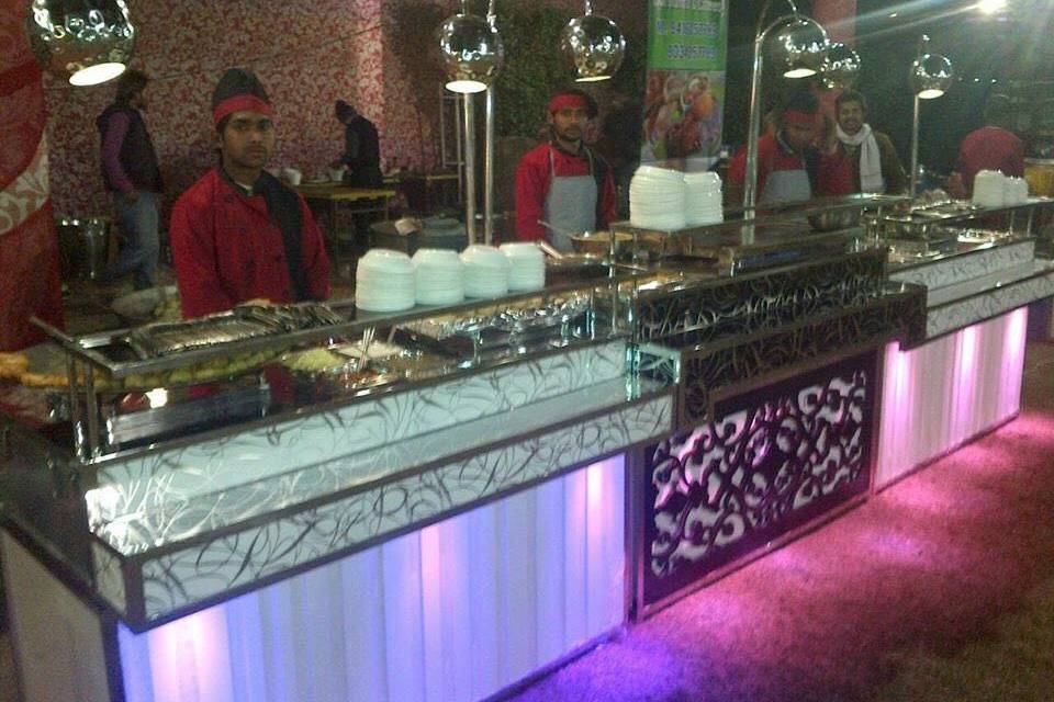 Food setup and presentation