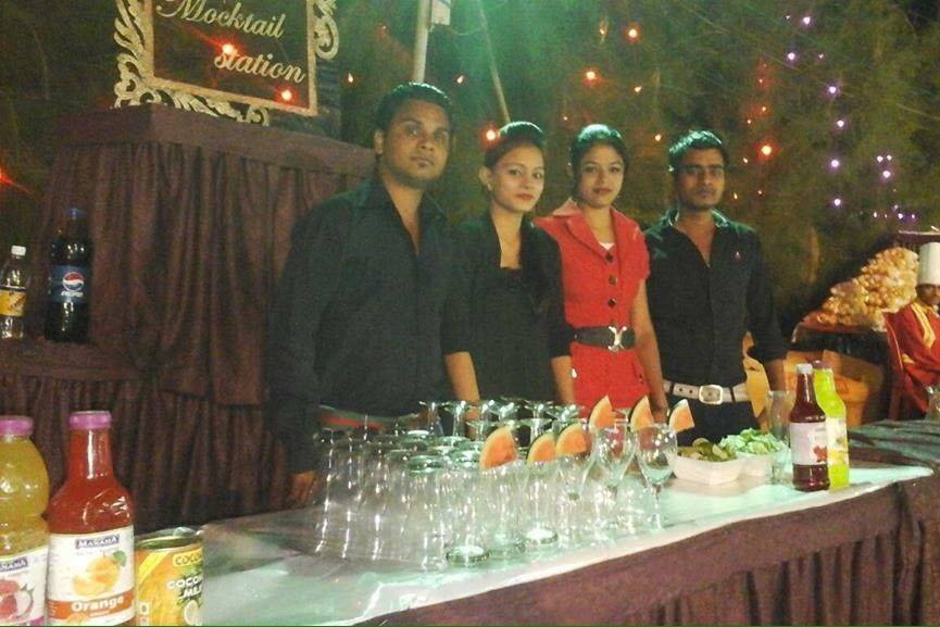 Food setup and presentation