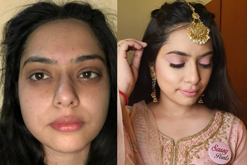 Simple / party makeup - client