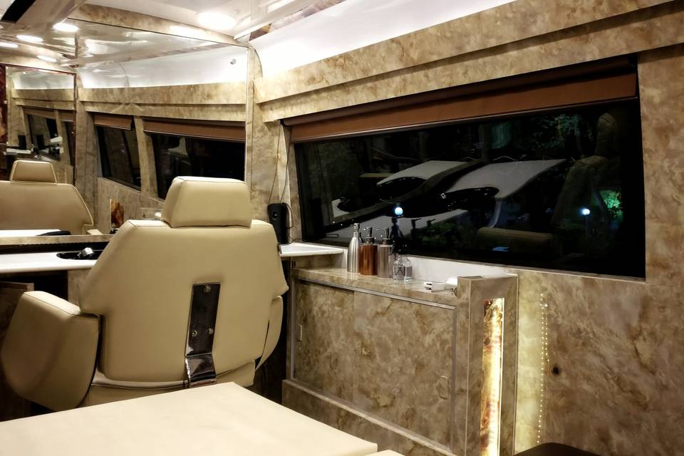 Makeup Vanity Van Interior