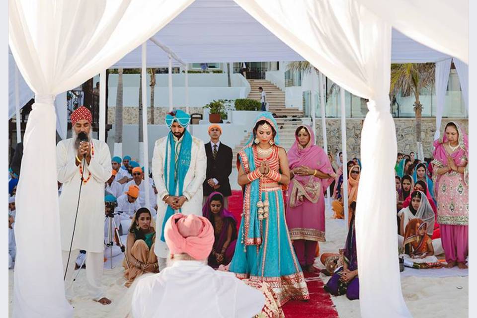 Indian Sikh Destination Wedding