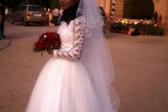 Christian Wedding Gown and Makeup