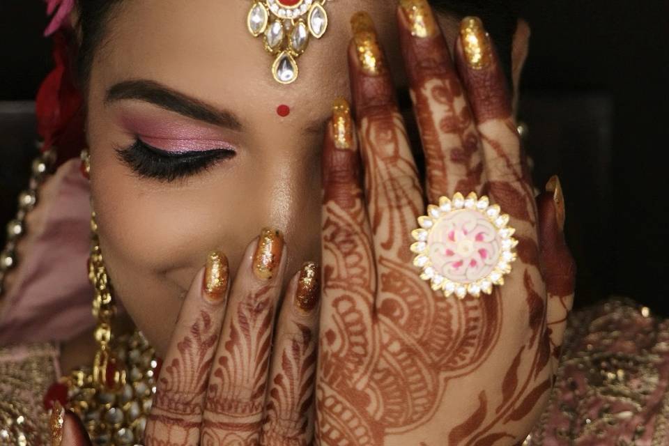 Bridal makeup